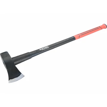 EXTOL PREMIUM Hasító fejsze, üvegszálas nyél 4000g, nylon erősítéssel, 910 mm hosszú, TPR gumis markolat