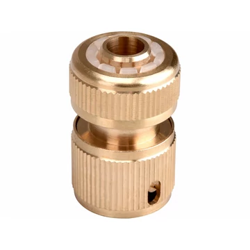 EXTOL PREMIUM  gyorscsatlakozó, réz; 1/2", stoppos