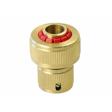 EXTOL PREMIUM  gyorscsatlakozó, réz; 3/4``, stoppos EXTOL PREMIUM  gyorscsatlakozó, réz; 3/4``, stoppos