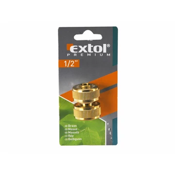EXTOL PREMIUM  tömlőösszekötő, réz; 3/4``