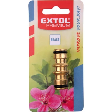 EXTOL PREMIUM  kuplung csatlakozó; toldó, réz