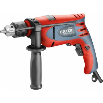 EXTOL PREMIUM  ütvefúrógép 750W, 0-3000 ford/perc, kulcsos tokmány, 1,5-13mm, papírdobozban