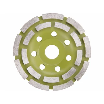 EXTOL CRAFT gyémántcsiszoló korong; 115mm×22,2mm, kétsoros EXTOL CRAFT gyémántcsiszoló korong; 115mm×22,2mm, kétsoros