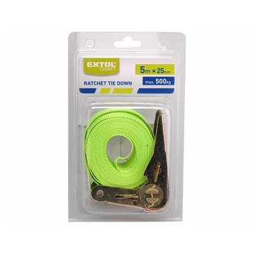 EXTOL CRAFT rakományrögzítő gurtni, max.500kg; 5m×25mm