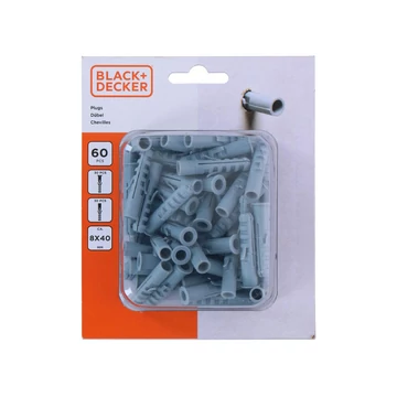 Tipli készlet 8x40mm 60db Black&amp;Decker