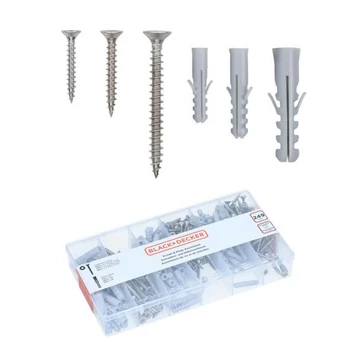 Csavar készlet tiplivel TX15 TX20 TX25 M5-M8 249db-os Black&amp;Decker