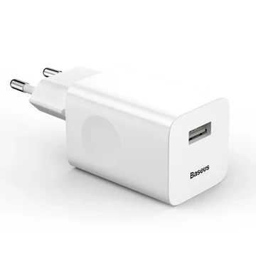 Baseus CCALL-BX02 USB 3.0 hálózati gyorstöltő - Fehér