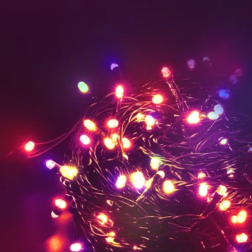 Modee Karácsonyi LED Füzér Plastic Adapteres (100LED/10m/10cm) multicolor