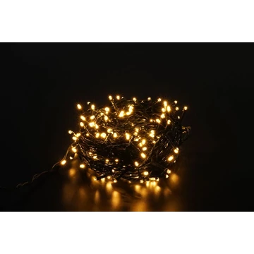Modee Karácsonyi LED Füzér Plastic Adapteres (200LED/20m/10cm) warm