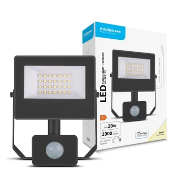 Modee Lighting LED Reflektor A3-series + Sensor 20W 120° 4000K (2000 lumen) ERP Modee Lighting LED Reflektor A3-series + Sensor 20W 120° 4000K (2000 lumen) ERP