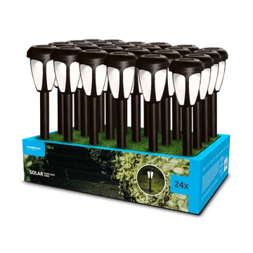 Modee Lighting LED Szolár Napelemes Leszúrható Lámpa GS009 (39cm) (24db/display)