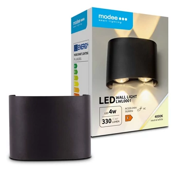 Modee LED Fali Lámpa (LWL0001) 4W IP65 98x75x40mm 4000K (330 lumen) Modee LED Fali Lámpa (LWL0001) 4W IP65 98x75x40mm 4000K (330 lumen)