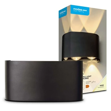 Modee LED Fali Lámpa (LWL0002) 6W IP65 150x75x42mm 4000K (470 lumen) Modee LED Fali Lámpa (LWL0002) 6W IP65 150x75x42mm 4000K (470 lumen)