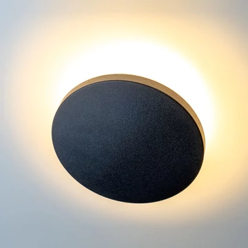 Modee LED Fali Lámpa (LWL0015) 12W IP65 D160x60mm 4000K (1345 lumen) Fekete