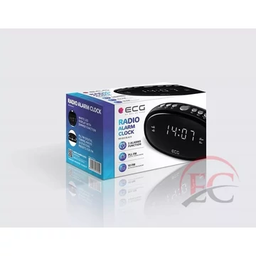 ECG RB 010 Black Rádiós ébresztőóra