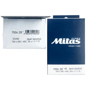 700x28-45C DV40 (28/47-622/635) (28x1,1-1,75) MITAS tömlő 700x28-45C DV40 (28/47-622/635) (28x1,1-1,75) MITAS tömlő