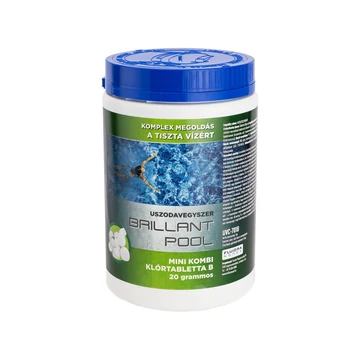 Klórtabletta medencéhez 20gr-os 1,0kg Mini kombiklór Brillant Pool