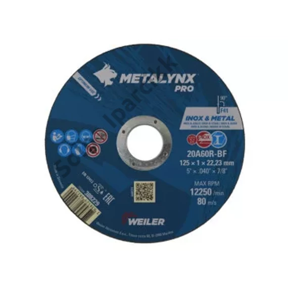 METALYNX PRO (SWATYCOMET) METAL vágókorong 115x1,0x22,2 A60T-BF