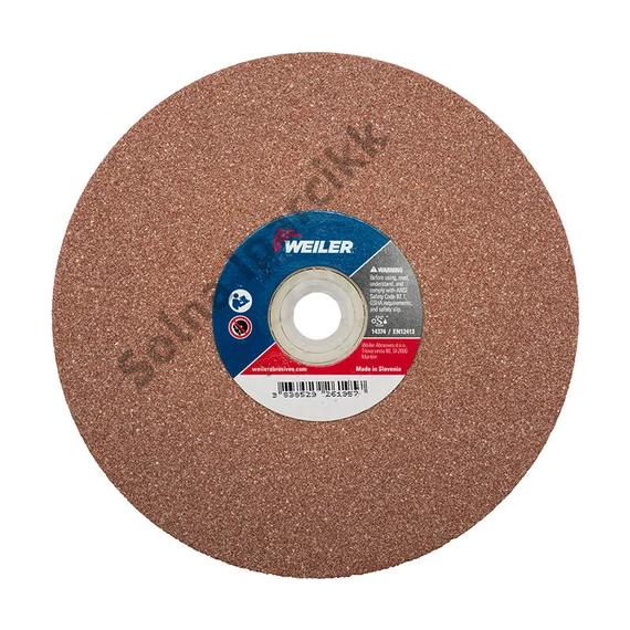 WEILER / SWATYCOMET Köszörűkorong piros 125x16x12,7 2A60O6V F1