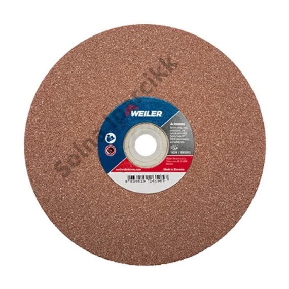 WEILER / SWATYCOMET Köszörűkorong piros 125x16x12,7 2A60O6V F1