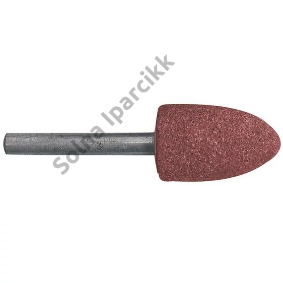 WEILER / SWATYCOMET Csapos csiszolókő, hengeres-hegyes rózsaszín 12x20xS6 4A60P4V F52E
