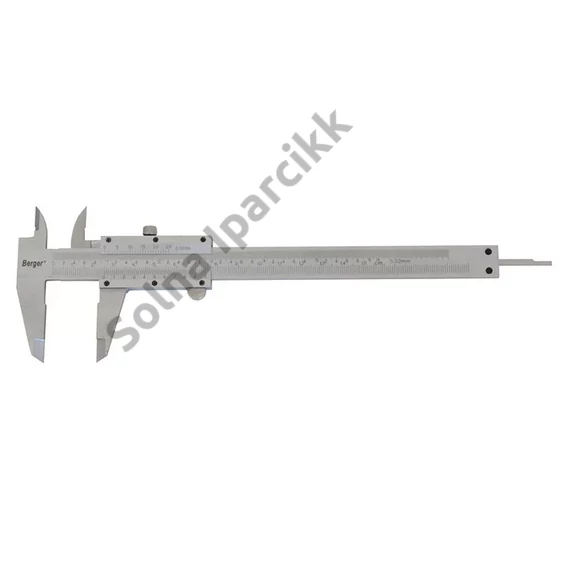BERGER tolómérő mélységmérővel 150/0,02mm