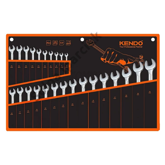 KENDO csillag-villás kulcskészlet 25r. 6-32mm CrV No.15249