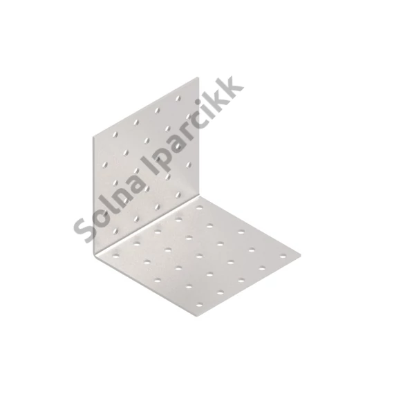 Perforált sarokösszekötő 100x100x100 mm, lv: 2 mm 