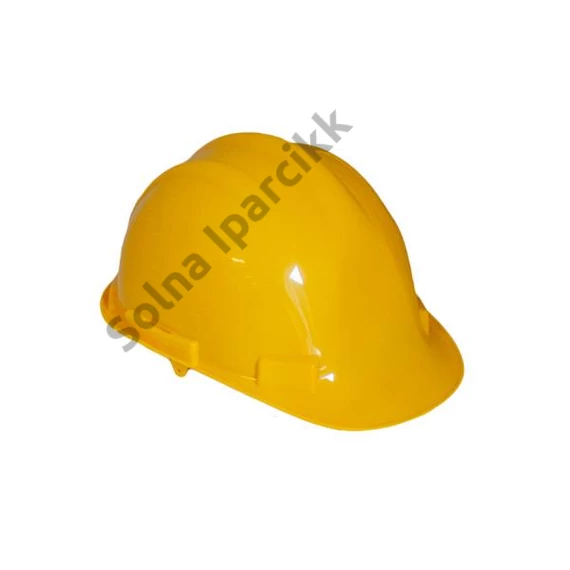 Építési sisak PP citromsárga