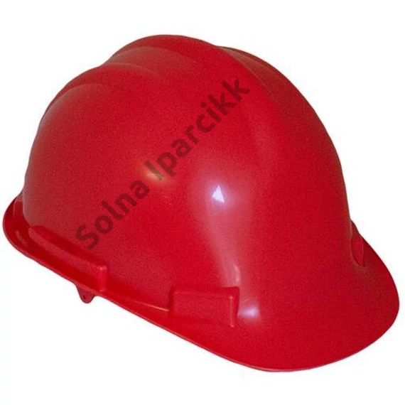 Építési sisak PP piros