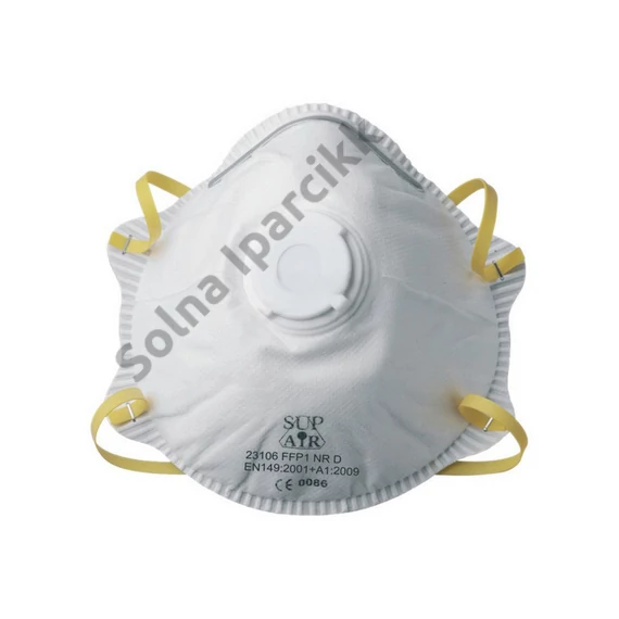 Sup Air Supair kónusz formájú szelepes pormaszk FFP1 NR D 10db/cs No.23106
