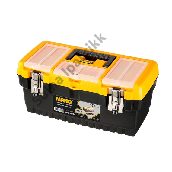 MANO fémcsatos szerszámkoffer 413x212x186 MT-16