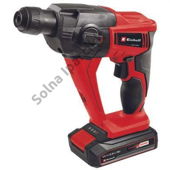 EINHELL TE-HD 18 Li SDS-PLUS fúrókalapács töltő+akku 2,5Ah 4514218+toldó
