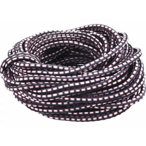EXTOL CRAFT rakományrögzítő gumikötél;  kampó nélkül; 20m×10mm