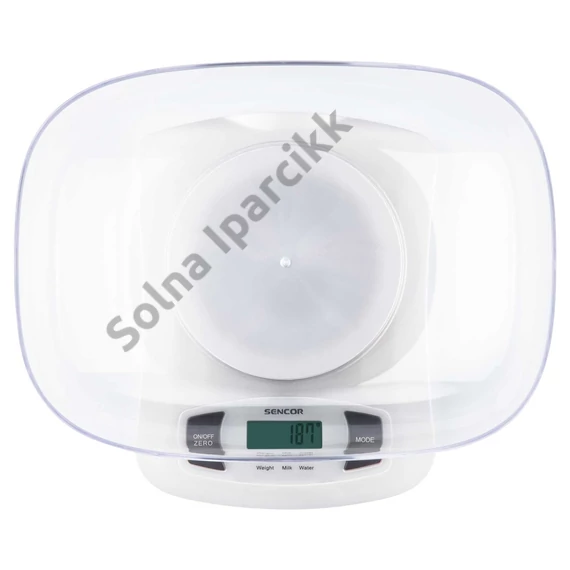 Sencor SKS 4001WH tálas konyhai mérleg