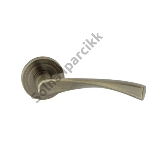 Rozettás kilincs M3 antikolt 7886    211