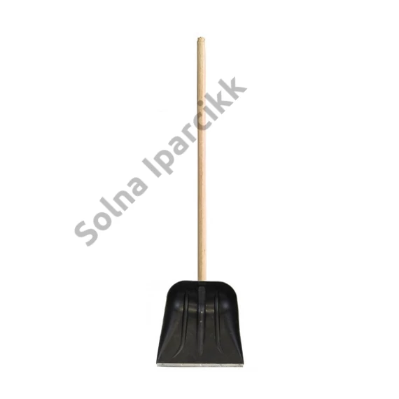 Hólapát műanyag 400mm öblös szív alakú élvédővel 120cm fa nyéllel