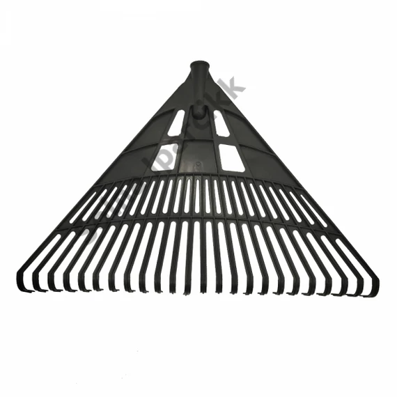 Lombseprű műanyag 60cm egyenes fekete (4547)