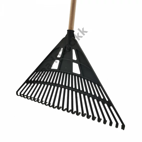 Lombseprű műanyag 60cm egyenes fekete NYELEZETT