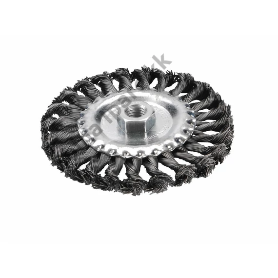 EXTOL CRAFT drótcsiszoló körkefe  sodort, M14×2 sarokcsiszolóra; 100mm, ford.: 11000/perc