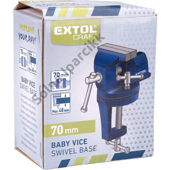EXTOL CRAFT mini satu, forgatható; 70 mm, asztalra rögzíthető