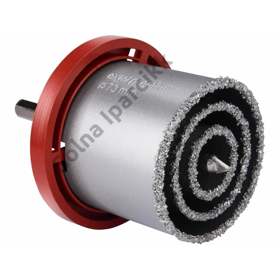 EXTOL CRAFT körkivágó klt. volfrám; (33-53-73mm) téglához, csempéhez, fúrógépbe fogható, hexagonális befogás