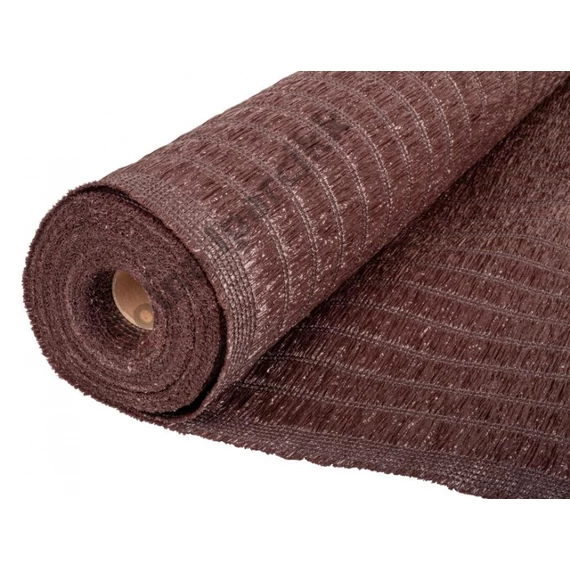 Árnyékoló szövet BrownDecor W101, 1 x 10 m, UV, 230 g/m2, barna, 95%