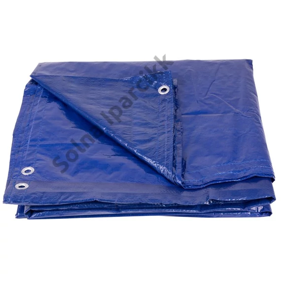 Takaróponyva Tarpaulin Poolco 5,5 m, 120 g/m2, kék, kerek