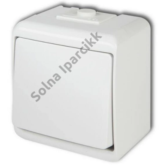 GAO 22081 Aquastar 1 pólusú kapcsoló, fehér IP44