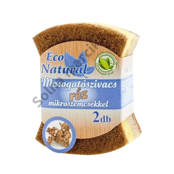 Mosogatószivacs réz mikroszemcsékkel 2db Eco Natural