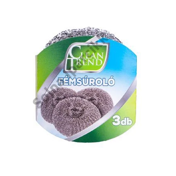 Dörzsi fémsúroló 3db Clean Trend