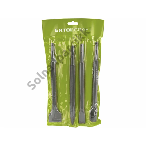EXTOL PREMIUM Betonvéső SDS PLUS, 4db-os készlet, 250mm
