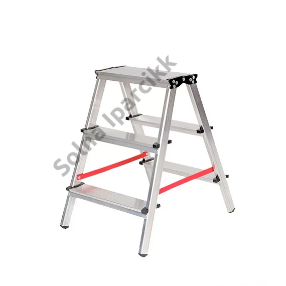 Létra alumínium fellépő 2x3 háztartási kétágú 125kg Strend Pro