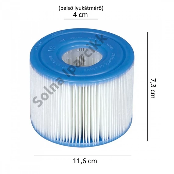 Intex jakuzzi S1 papír szűrőbetét 2db/cs